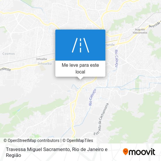 Travessa Miguel Sacramento mapa