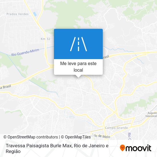 Travessa Paisagista Burle Max mapa