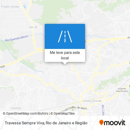 Travessa Sempre Viva mapa