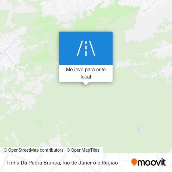 Trilha Da Pedra Branca mapa