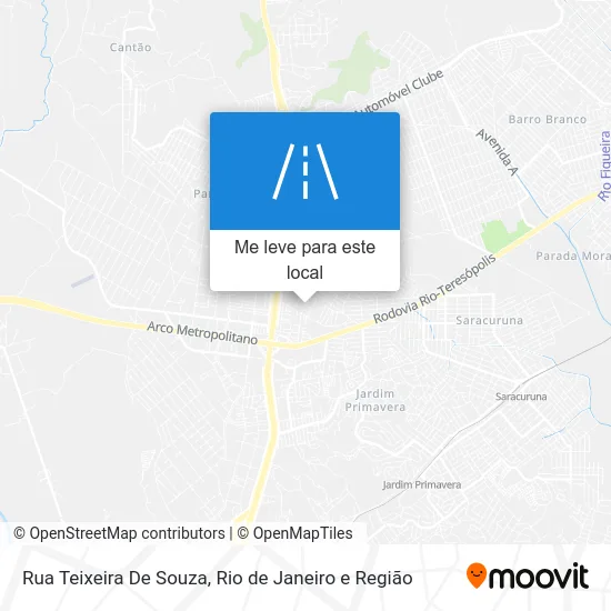 Rua Teixeira De Souza mapa
