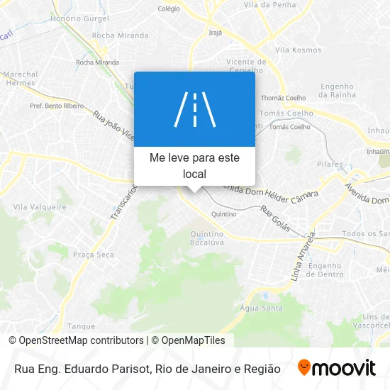 Rua Eng. Eduardo Parisot mapa