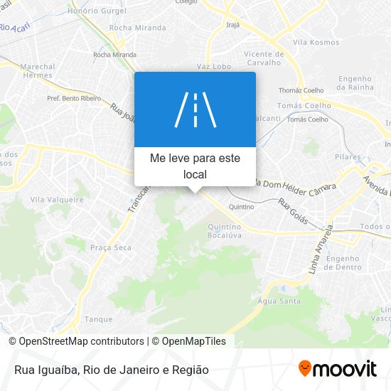 Rua Iguaíba mapa