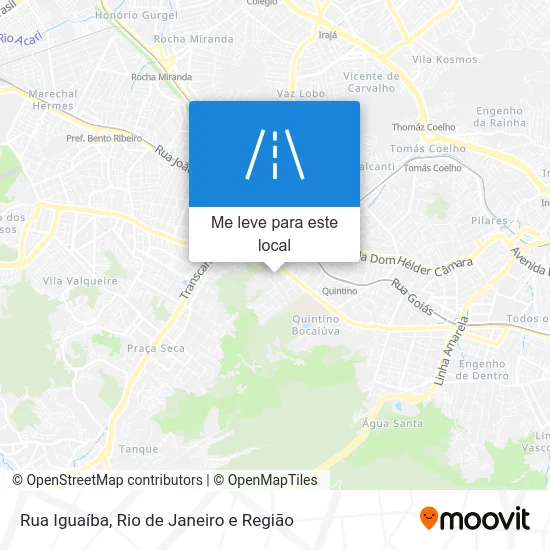Rua Iguaíba mapa