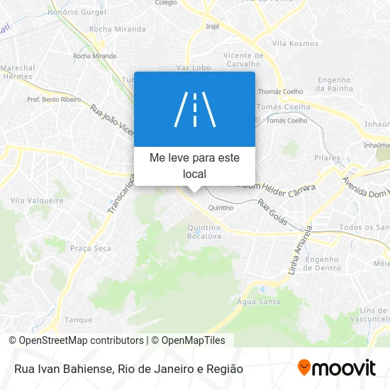 Rua Ivan Bahiense mapa