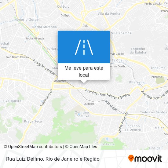 Rua Luiz Delfino mapa