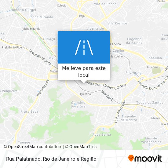 Rua Palatinado mapa