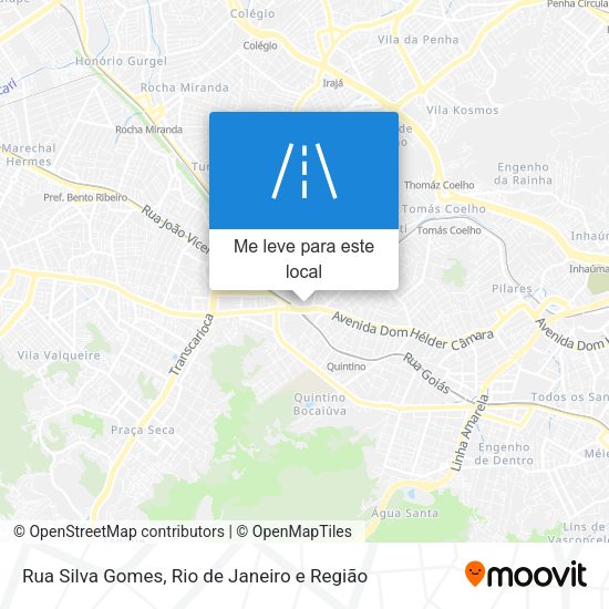 Rua Silva Gomes mapa
