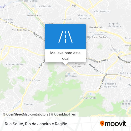 Rua Souto mapa