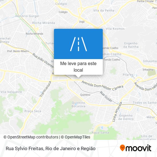 Rua Sylvio Freitas mapa