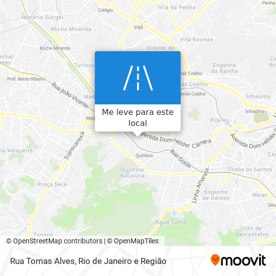 Rua Tomas Alves mapa