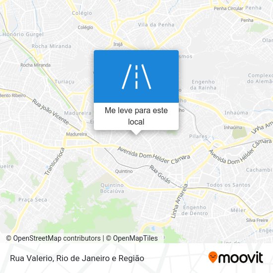 Rua Valerio mapa