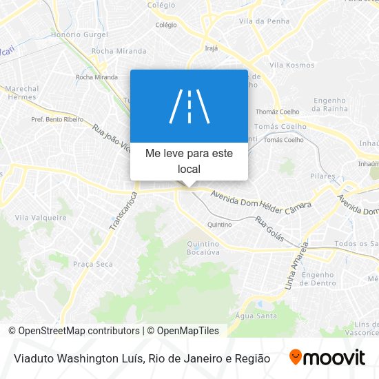 Viaduto Washington Luís mapa