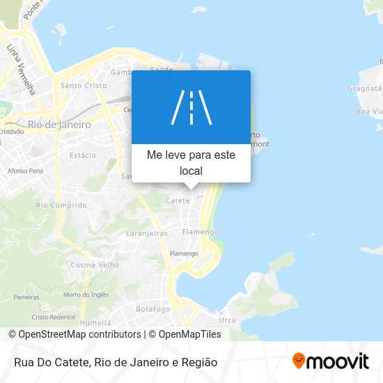 Rua Do Catete mapa