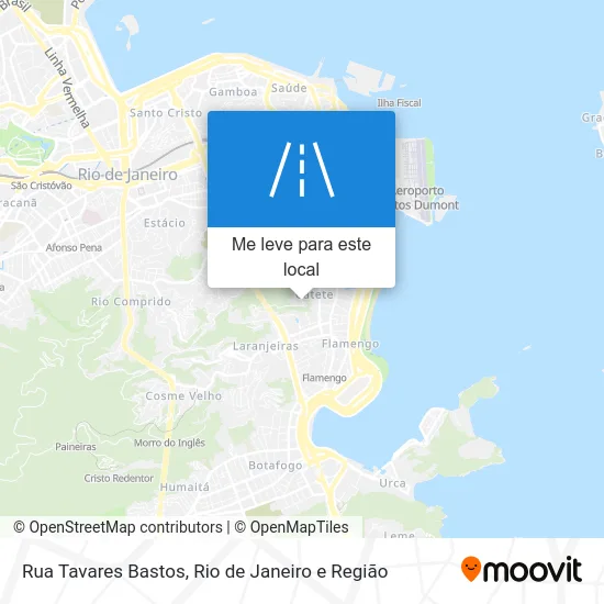 Rua Tavares Bastos mapa