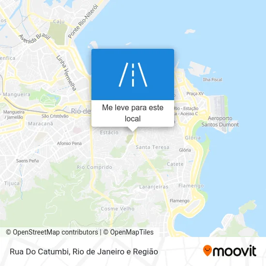 Rua Do Catumbi mapa