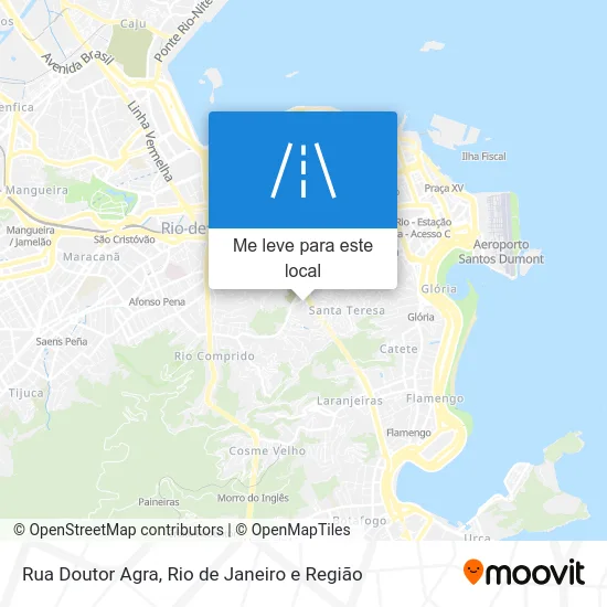 Rua Doutor Agra mapa