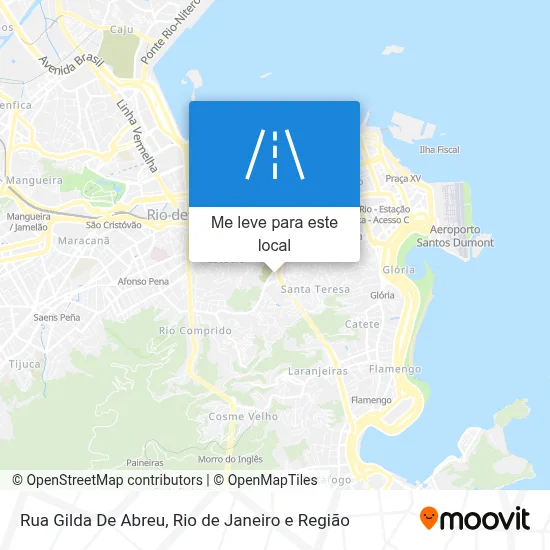 Rua Gilda De Abreu mapa