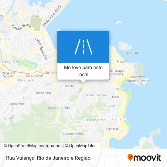 Rua Valença mapa