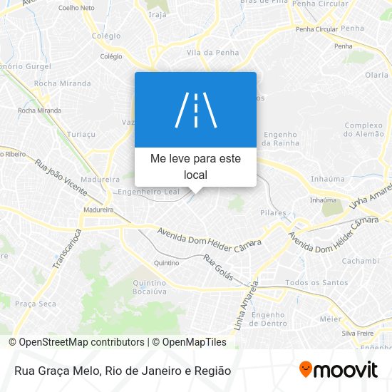 Rua Graça Melo mapa