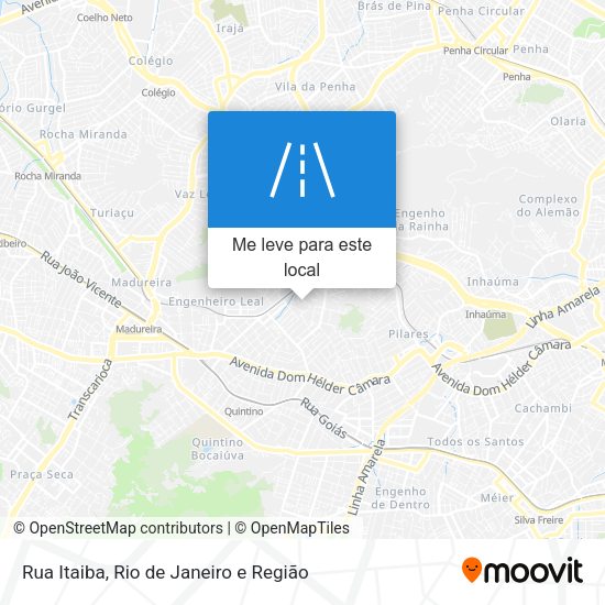 Rua Itaiba mapa