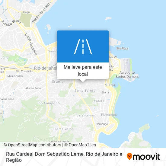 Rua Cardeal Dom Sebastião Leme mapa