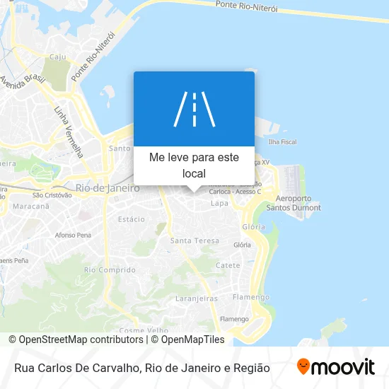 Rua Carlos De Carvalho mapa