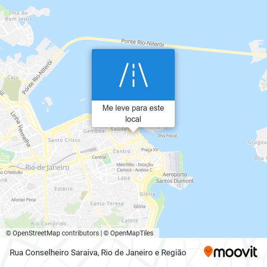 Rua Conselheiro Saraiva mapa