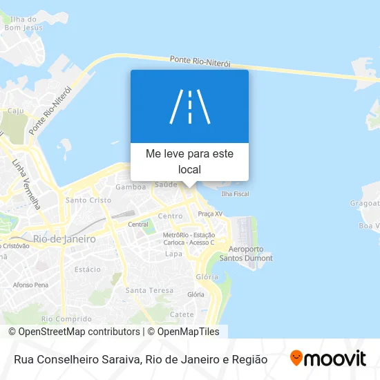 Rua Conselheiro Saraiva mapa