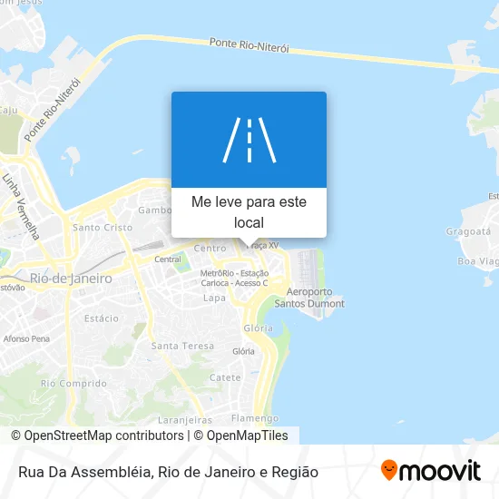 Rua Da Assembléia mapa