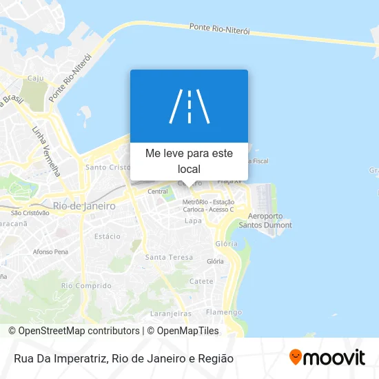 Rua Da Imperatriz mapa