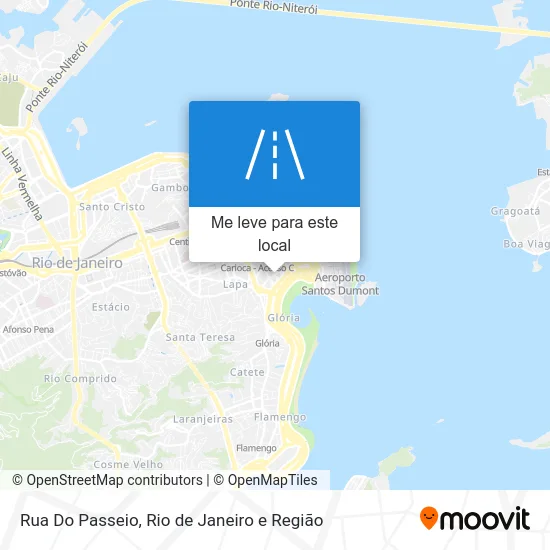 Rua Do Passeio mapa