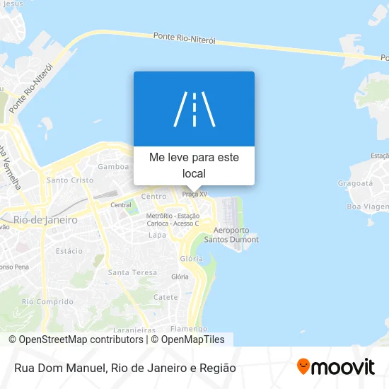 Rua Dom Manuel mapa