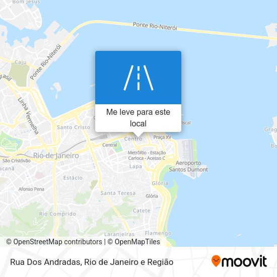 Rua Dos Andradas mapa