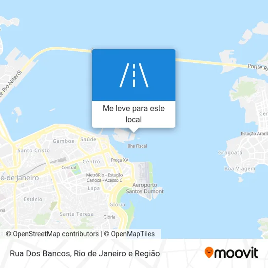 Rua Dos Bancos mapa