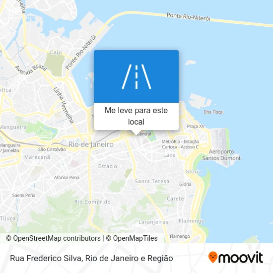 Rua Frederico Silva mapa