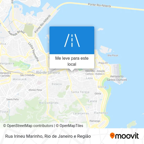 Rua Irineu Marinho mapa
