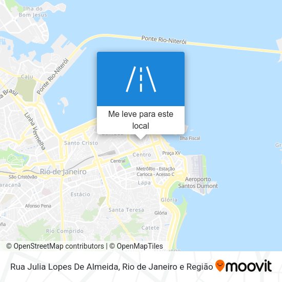 Rua Julia Lopes De Almeida mapa