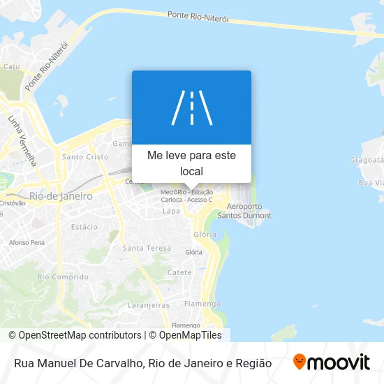 Rua Manuel De Carvalho mapa