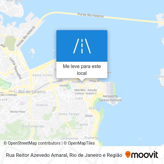 Rua Reitor Azevedo Amaral mapa