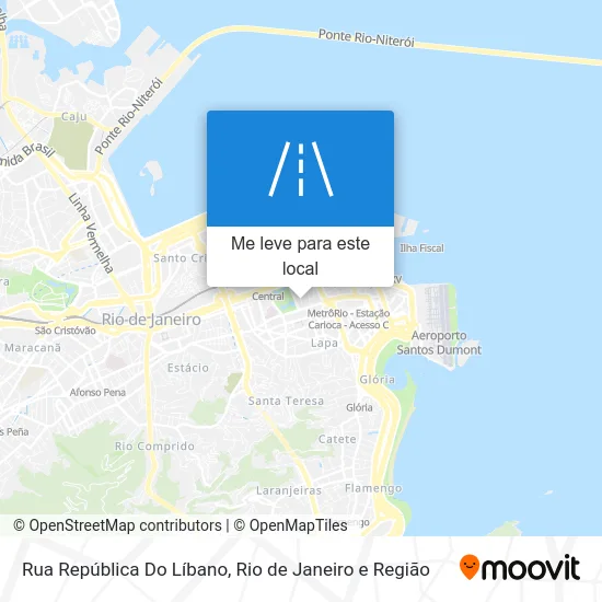 Rua República Do Líbano mapa