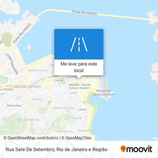 Rua Sete De Setembro mapa