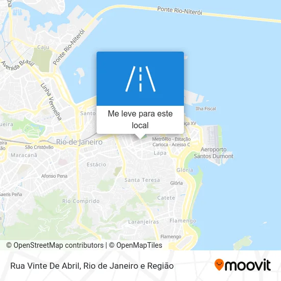 Rua Vinte De Abril mapa