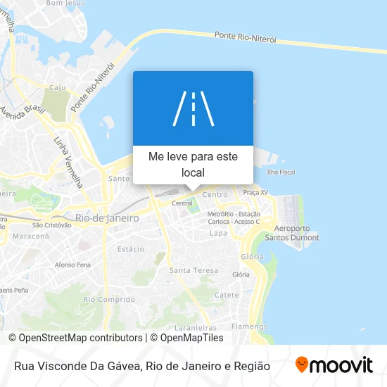 Rua Visconde Da Gávea mapa