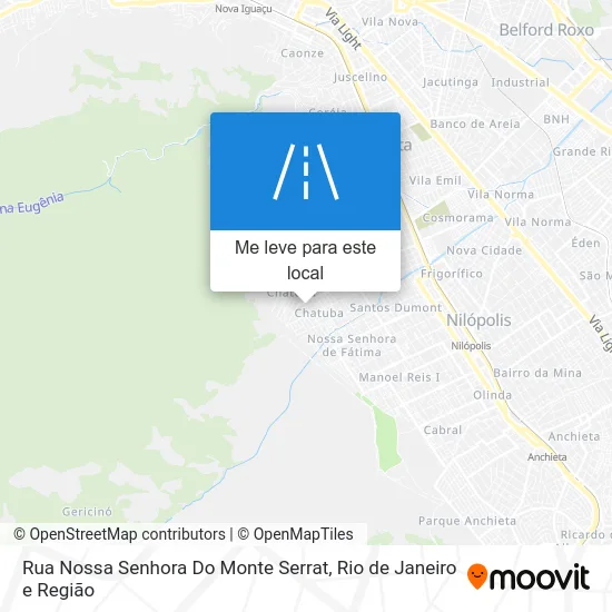 Rua Nossa Senhora Do Monte Serrat mapa