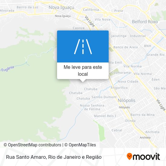 Rua Santo Amaro mapa