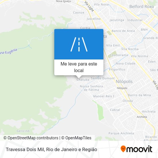 Travessa Dois Mil mapa