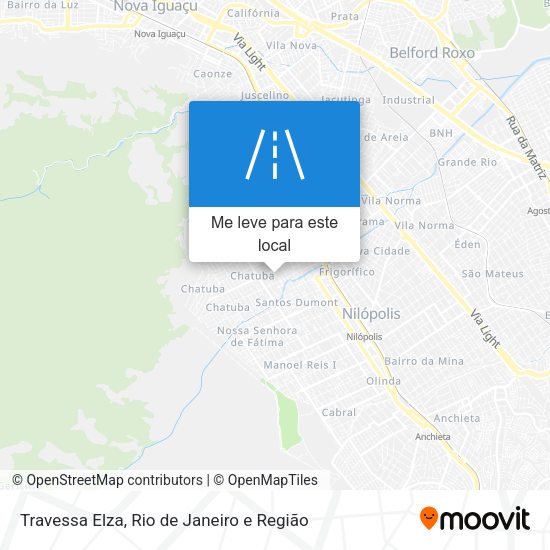 Travessa Elza mapa