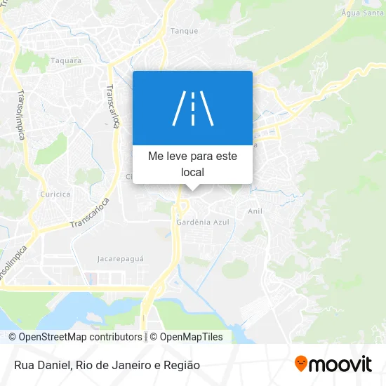 Rua Daniel mapa