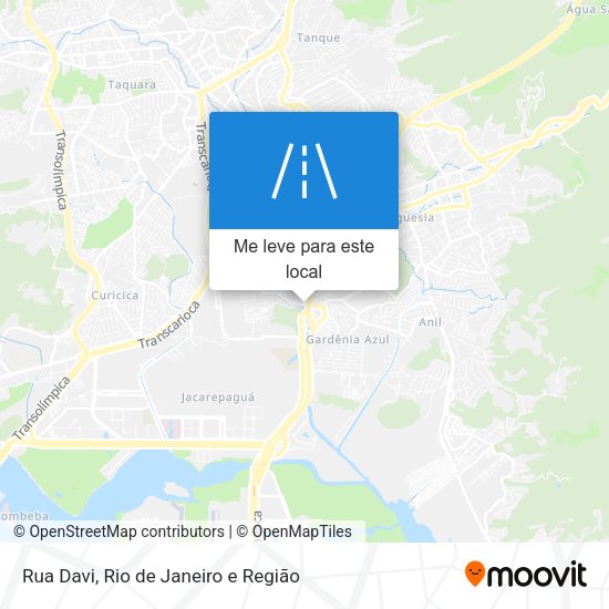 Rua Davi mapa